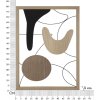 Mauro Ferretti pannello da parete Astroy 60x2x80 in MDF naturale