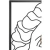 Mauro Ferretti Pannello da parete in MDF David 50x2x80 nero naturale
