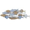 Mauro Ferretti pannello da parete pesce mare 91x3x33,5 cm multicolore