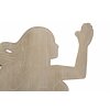 Mauro Ferretti pannello da parete Sirena 30,5x2x60 cm blu naturale