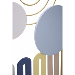 Mauro Ferretti pannello da parete Colourful 37x2x84 cm multicolore