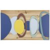 Mauro Ferretti pannello da parete color legno 80x2,5x50 cm multicolore