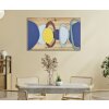 Mauro Ferretti pannello da parete color legno 80x2,5x50 cm multicolore