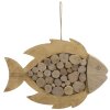 Mauro Ferretti decorazione appesa pesce Natura 42,5x2x28,5 cm naturale