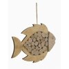 Mauro Ferretti decorazione appesa pesce Natura 42,5x2x28,5 cm naturale