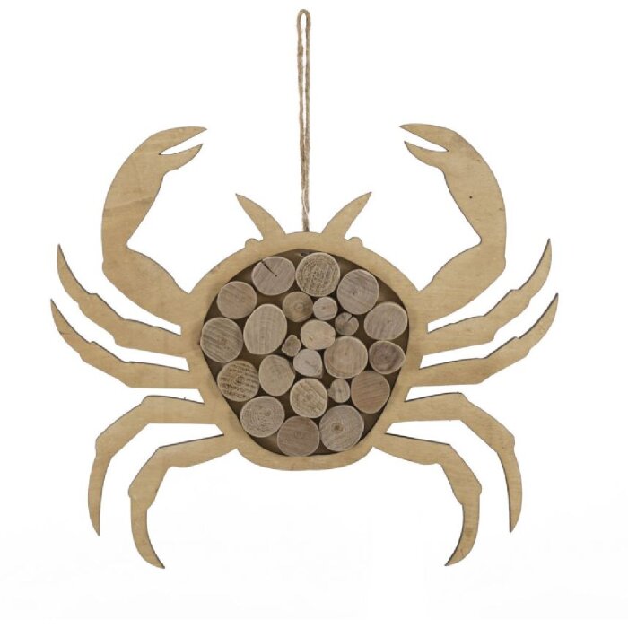 Mauro Ferretti decorazione appesa granchio Natura 35x2x31 cm naturale