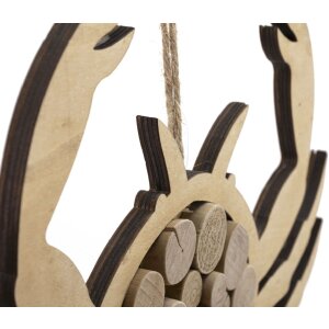 Mauro Ferretti decorazione appesa granchio Natura 35x2x31 cm naturale