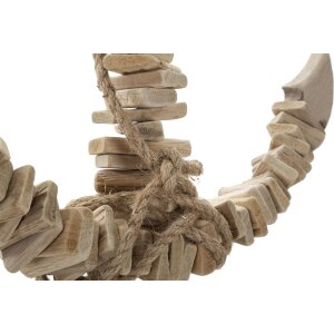 Mauro Ferretti Decorazione da appendere Anchor Nature 39x7x46 cm naturale