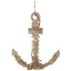 Mauro Ferretti Decorazione da appendere Anchor Nature 39x7x46 cm naturale