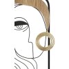 Mauro Ferretti pannello da parete Picassy 52x2x63 cm nero marrone oro