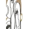 Mauro Ferretti pannello da parete Picassy 52x2x63 cm nero marrone oro