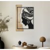 Mauro Ferretti pannello da parete Tribal 53x2x80 cm nero marrone