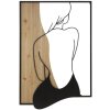 Mauro Ferretti pannello da parete beauty 60x2x90 cm nero marrone