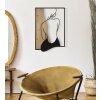 Mauro Ferretti pannello da parete beauty 60x2x90 cm nero marrone