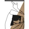 Mauro Ferretti pannello da parete Strip 50x2x90 cm nero marrone