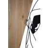 Mauro Ferretti pannello da parete Strip 50x2x90 cm nero marrone