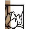 Mauro Ferretti pannello da parete Lotus 60x2x90 cm nero marrone