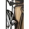Mauro Ferretti pannello da parete Lotus 60x2x90 cm nero marrone