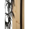Mauro Ferretti pannello da parete bambù 58x2x80 cm nero marrone