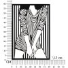 Mauro Ferretti pannello da parete Fashionable 40x1,3x60 cm nero