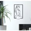 Mauro Ferretti pannello da parete telo bagno 40x1,3x70 cm nero