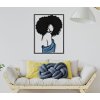 Mauro Ferretti pannello da parete Afef 60x1,3x80 cm nero blu