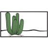 Mauro Ferretti pannello da parete cactus 60x1,3x33 cm verde nero