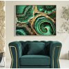 Mauro Ferretti murale Smeraldy 82x4x62 cm verde oro
