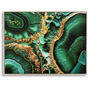 Mauro Ferretti murale Smeraldy 82x4x62 cm verde oro