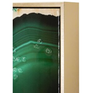 Mauro Ferretti murale Smeraldy 82x4x62 cm verde oro