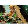 Mauro Ferretti murale Smeraldy 82x4x62 cm verde oro