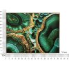 Mauro Ferretti murale Smeraldy 82x4x62 cm verde oro