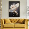 Mauro Ferretti cappello murale Vienna 62x4x92 cm nero oro
