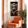 Mauro Ferretti murale bagno bullo 42,5x2,8x82,5 cm nero arancio