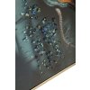 Mauro Ferretti murale bagno bullo 42,5x2,8x82,5 cm turchese nero