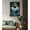 Mauro Ferretti murale Kongy 62x4x92 cm turchese nero
