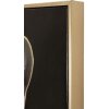 Mauro Ferretti murale Bully 62x4x82 cm nero oro