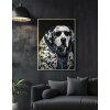 Mauro Ferretti murale Trap 53x3x73 cm nero bianco