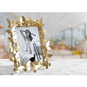 Mauro Ferretti cornice farfalla glam 20x25 cm oro