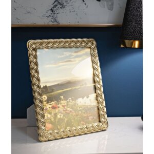 Mauro Ferretti cornice in corda 20x25 cm oro