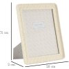 Cornice Mauro Ferretti stile bambù 26x2x31 cm crema