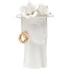 Mauro Ferretti Vaso Donna Elegante 15x13,3x23,5 cm oro bianco