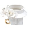 Mauro Ferretti Vaso Donna Elegante 15x13,3x23,5 cm oro bianco