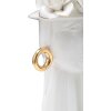 Mauro Ferretti Vaso Donna Elegante 15x13,3x23,5 cm oro bianco