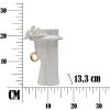 Mauro Ferretti Vaso Donna Elegante 15x13,3x23,5 cm oro bianco
