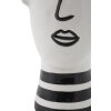 Mauro Ferretti vaso faccia 13,2x11,8x26,3 cm bianco nero