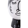 Mauro Ferretti vaso faccia a vista Ø 14x18,2 cm bianco nero