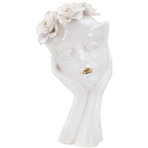 Mauro Ferretti Vaso Donna Maschera 16,5x14x27,3 cm oro...