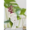 Mauro Ferretti Vaso Donna Maschera 16,5x14x27,3 cm oro bianco