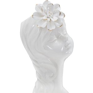 Mauro Ferretti Vaso Young Lady 10,5x10x24,7 cm oro bianco